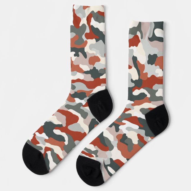 Autumn Camouflage Socks (Left)