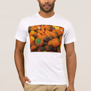 Autumn Candy Corn Adult Bella Canvas T-Shirt