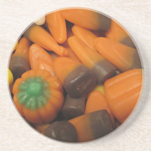 Autumn Candy Corn Coaster