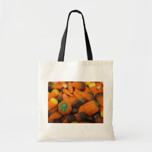 Autumn Candy Corn Tote Bag