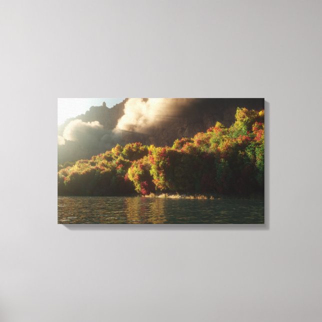 Autumn Canyon Canvas Print (Front)