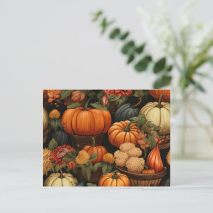 Autumn Celebration Holiday Postcard