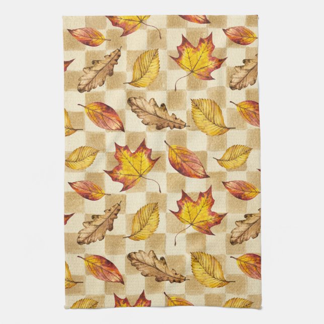 Autumn Celebration Kitchen Towel (Vertical)