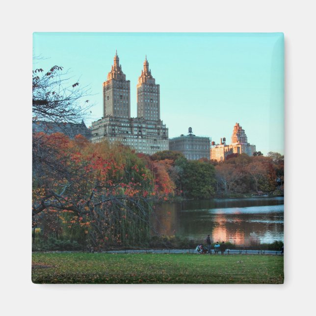 Autumn: Central Park Lake, San Remo Magnet (Front)