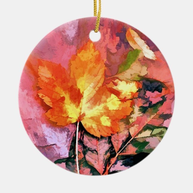 AUTUMN CERAMIC ORNAMENT (Front)