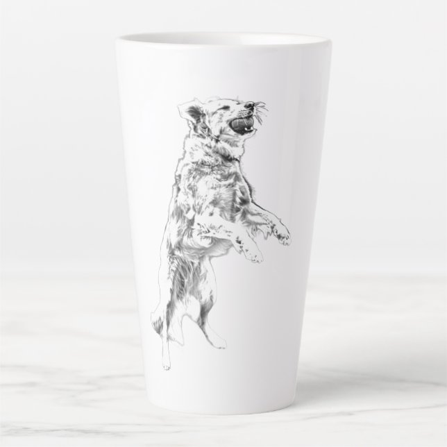 Autumn Chase Unleashed Latte Mug (Front)