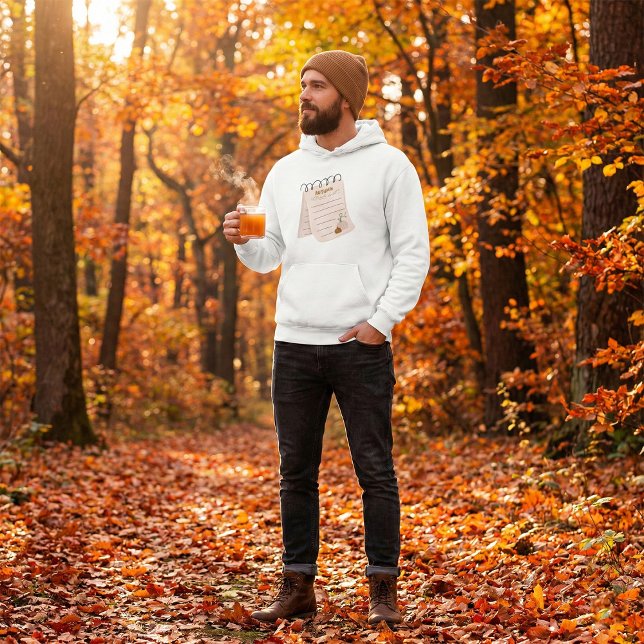 Autumn Checklist Notepad Fall To Do List  Hoodie (Creator Uploaded)