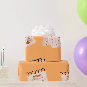 Autumn Checklist Notepad Fall To Do List  Wrapping Paper