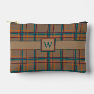 Autumn Chic Plaid Accessory Pouch
