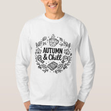 Autumn & Chill | Cozy Fall Hand-Lettered Line Art