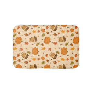 Autumn Coffee Bath Mat