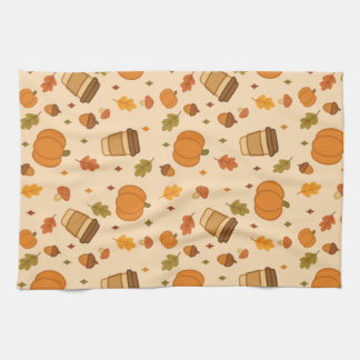 Autumn Coffee Kitchen Towel
