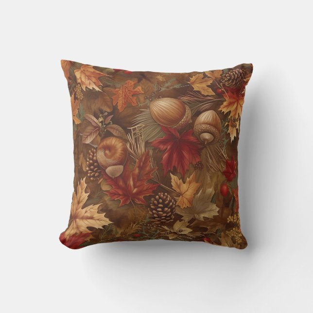 Autumn Collection – Beauty of Fall - Throw Pillow (Front)
