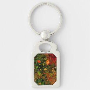 Autumn colorful decorative design keychain