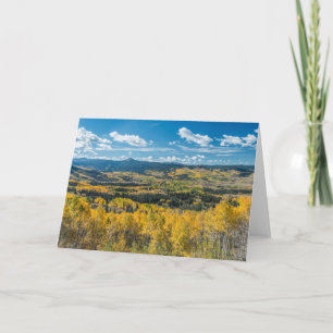 Autumn Colour in Flat Tops Routt National Forest Card