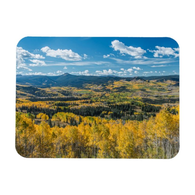Autumn Colour in Flat Tops | Routt National Forest Magnet (Horizontal)