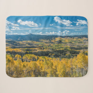 Autumn Colour in Flat Tops Routt National Forest Sherpa Blanket