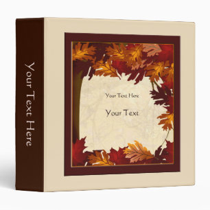 Autumn Colour Leaves Tree Binder