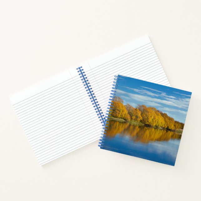Autumn Colour on Clutha River Notebook (Inside)