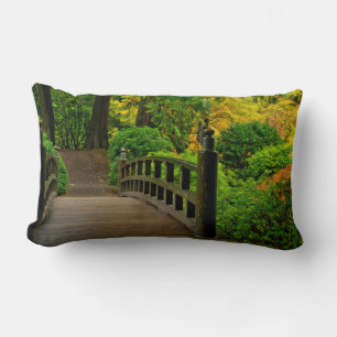 Autumn Colour, Portland Japanese Garden Lumbar Pillow