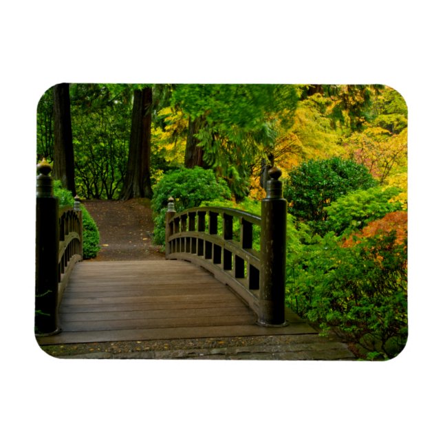 Autumn Colour, Portland Japanese Garden Magnet (Horizontal)