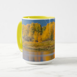 Autumn Coloured Aspen Trees Mug