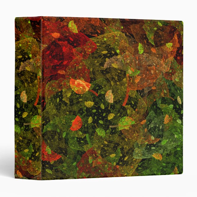 Autumn colourful decorative design binder (Front/Spine)