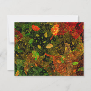 Autumn colourful decorative design card