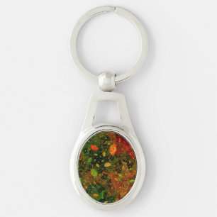 Autumn colourful decorative design keychain