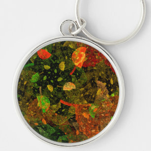Autumn colourful decorative design keychain