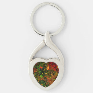 Autumn colourful decorative design keychain