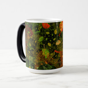 Autumn colourful decorative design magic mug