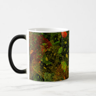 Autumn colourful decorative design magic mug