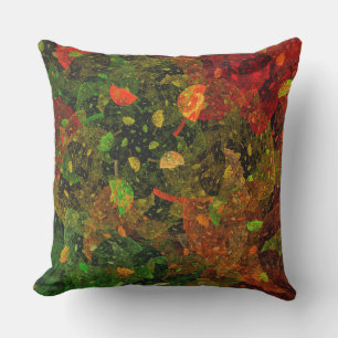 Autumn colourful decorative design outdoor pillow