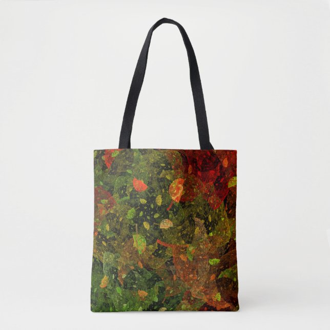 Autumn colourful decorative design tote bag (Front)