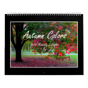 Autumn Colours 2018 Monthly Calendar