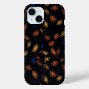 Autumn Colours Abstract Pattern iPhone 15 Case