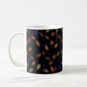 Autumn Colours Abstract Pattern Coffee Mug