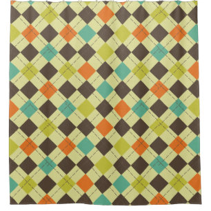 Autumn Colours Argyle Patterned