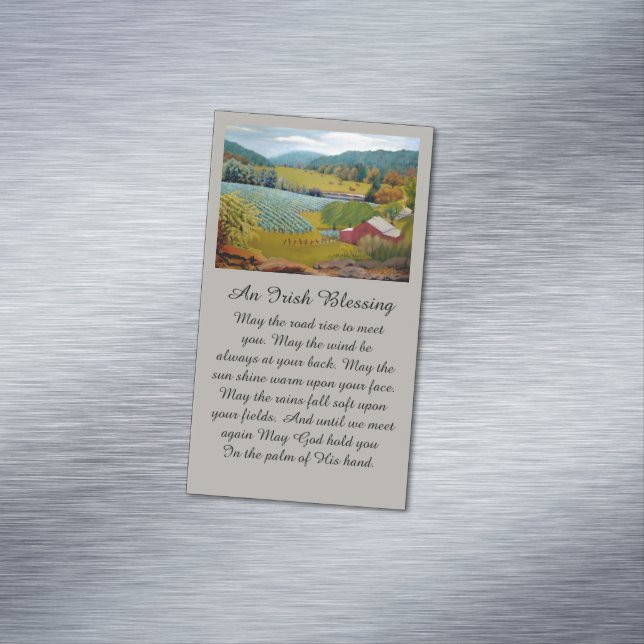 Autumn Colours at Vineyard Magnetic Business Card (In Situ)