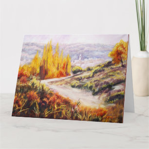Autumn colours card