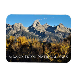 Autumn Colours Grand Teton National Park Wyoming Magnet
