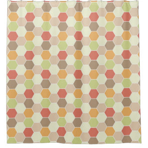 Autumn Colours Honeycomb Pattern