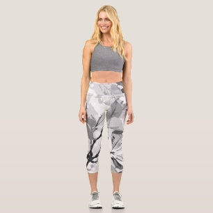Autumn colours, leaves 2 capri leggings