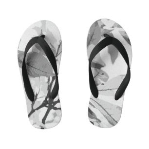 Autumn colours, leaves 2 kid's flip flops