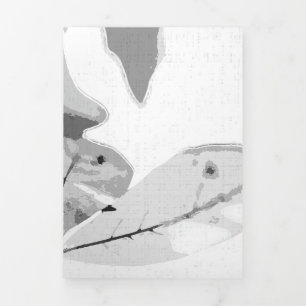 Autumn colours, leaves 2 Tri-Fold holiday card