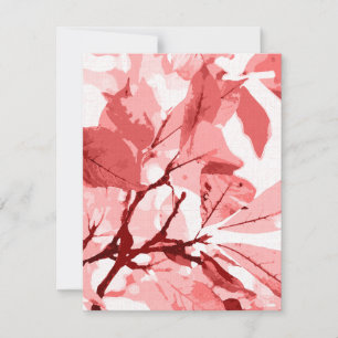 Autumn colours, leaves 3 card