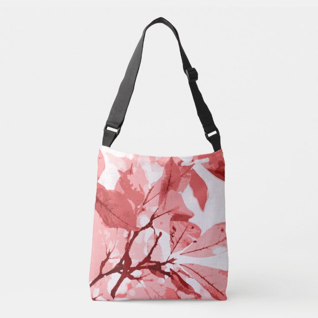Autumn colours, leaves 3 crossbody bag (Front)