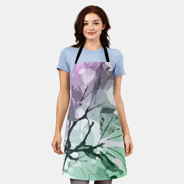 Autumn colours, leaves 5 apron (Worn)