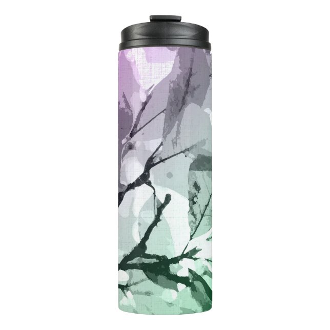 Autumn colours, leaves 5 thermal tumbler (Front)